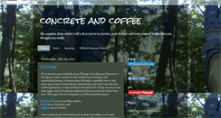 Desktop Screenshot of concreteandcoffee.blogspot.com