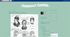 Desktop Screenshot of freelunchcomics.blogspot.com