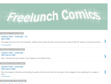 Tablet Screenshot of freelunchcomics.blogspot.com