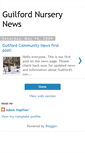 Mobile Screenshot of guilfordnurserynews.blogspot.com