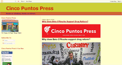 Desktop Screenshot of cincopuntospress.blogspot.com