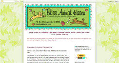 Desktop Screenshot of blissanimalhavenfaqs.blogspot.com