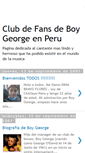 Mobile Screenshot of boygeorgeperu.blogspot.com