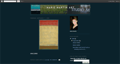 Desktop Screenshot of mariemartinart.blogspot.com