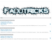 Tablet Screenshot of fadutricks.blogspot.com