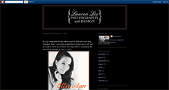 Desktop Screenshot of laurenleephotography.blogspot.com