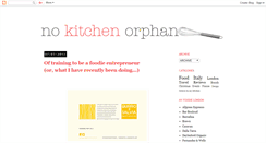 Desktop Screenshot of nokitchenorphan.blogspot.com