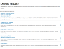 Tablet Screenshot of lapindoproject.blogspot.com
