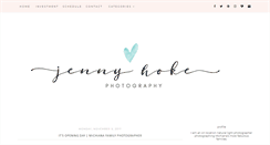 Desktop Screenshot of jennyhokephotography.blogspot.com