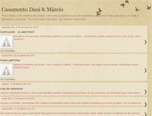 Tablet Screenshot of daniemarcio.blogspot.com