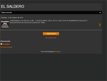 Tablet Screenshot of elsaldero.blogspot.com