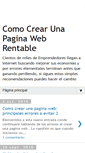 Mobile Screenshot of comohacerunapaginawebrentable.blogspot.com