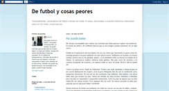 Desktop Screenshot of defutbolycosaspeores.blogspot.com