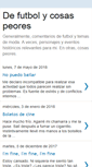 Mobile Screenshot of defutbolycosaspeores.blogspot.com