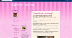 Desktop Screenshot of marseyiverson.blogspot.com