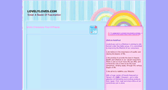 Desktop Screenshot of lovelylovesdotcom.blogspot.com