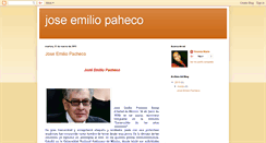 Desktop Screenshot of joseemiliopacheco.blogspot.com