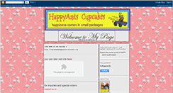 Desktop Screenshot of happyantscupcakes.blogspot.com