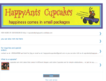 Tablet Screenshot of happyantscupcakes.blogspot.com