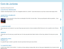 Tablet Screenshot of corodejuniores.blogspot.com