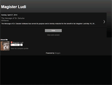 Tablet Screenshot of magisterludi.blogspot.com