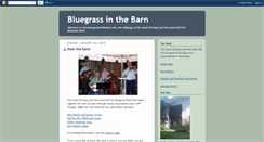 Desktop Screenshot of bluegrassbarn.blogspot.com