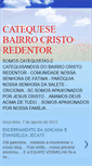 Mobile Screenshot of catequesecristoredentor.blogspot.com