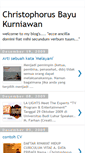 Mobile Screenshot of christophorus-bayukurniawan.blogspot.com
