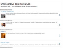 Tablet Screenshot of christophorus-bayukurniawan.blogspot.com