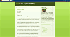 Desktop Screenshot of korisenglishblog.blogspot.com