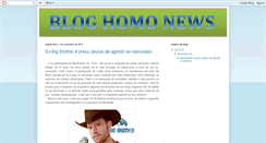 Desktop Screenshot of homonews.blogspot.com