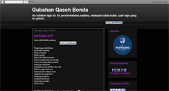 Desktop Screenshot of gubahanqasehbonda.blogspot.com