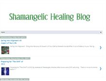 Tablet Screenshot of anahatasshamangelichealingblog.blogspot.com