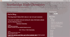 Desktop Screenshot of davishighchemistry.blogspot.com