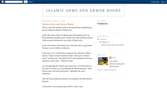 Desktop Screenshot of islamicarmsbooks.blogspot.com