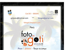 Tablet Screenshot of fotogoti.blogspot.com