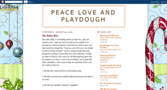 Desktop Screenshot of peaceloveplaydough.blogspot.com