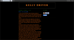 Desktop Screenshot of kellydriver.blogspot.com