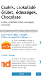 Mobile Screenshot of csokik.blogspot.com