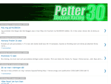 Tablet Screenshot of petterjanssonracing.blogspot.com