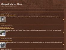 Tablet Screenshot of margretmarysplace.blogspot.com