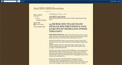 Desktop Screenshot of hidprovision.blogspot.com