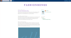 Desktop Screenshot of fashionbones.blogspot.com