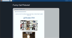 Desktop Screenshot of funnycatpictures2010.blogspot.com