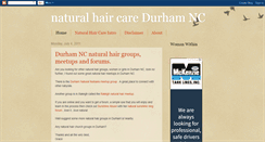 Desktop Screenshot of naturalhaircaredurhamnc.blogspot.com