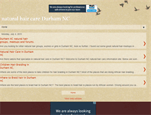 Tablet Screenshot of naturalhaircaredurhamnc.blogspot.com