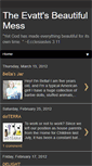 Mobile Screenshot of evattsbeautifulmess.blogspot.com