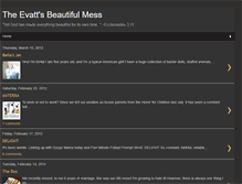 Tablet Screenshot of evattsbeautifulmess.blogspot.com