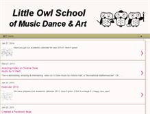 Tablet Screenshot of littleowlschool.blogspot.com