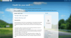 Desktop Screenshot of healthforyourmind.blogspot.com
